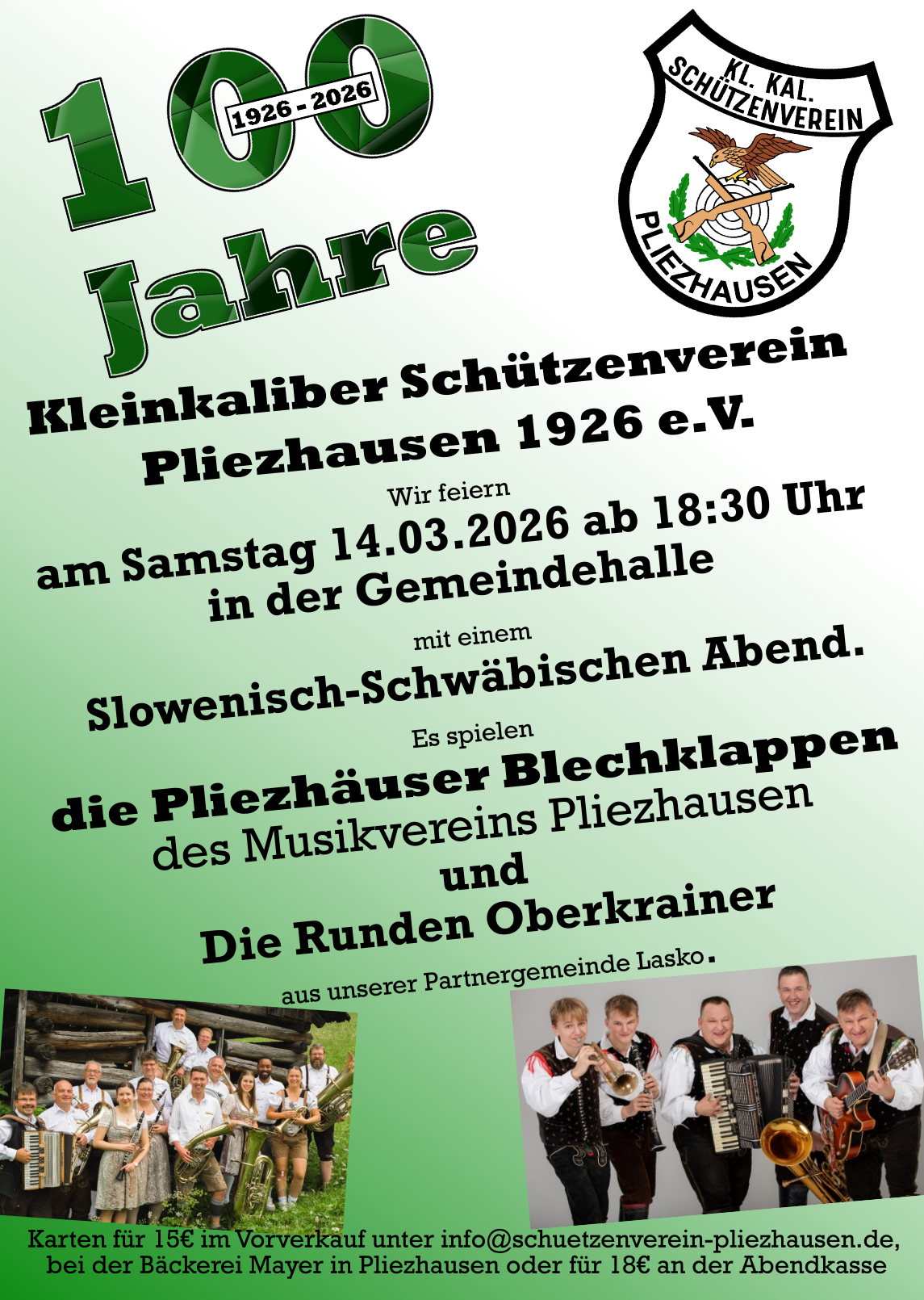 100 Jahre KKSV Plakat A3